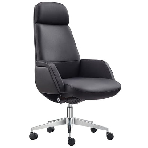 Image of Captain High Back Premium Leather Executive Office Boardroom Chair