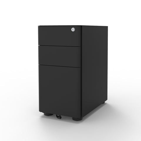 Image of Eternity Slimline Mobile Pedestal Filing Office Desk Drawers