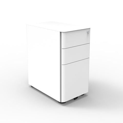 Image of Eternity Slimline Mobile Pedestal Filing Office Desk Drawers