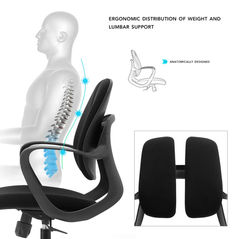 Image of Splitz Ergonomic Lumbar Design Office Chair