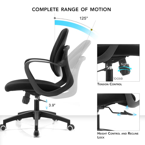 Image of Splitz Ergonomic Lumbar Design Office Chair