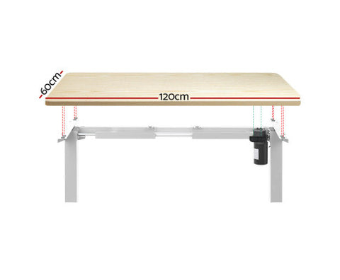 Image of Electric Motorised Height Adjustable Standing Desktop And Frame