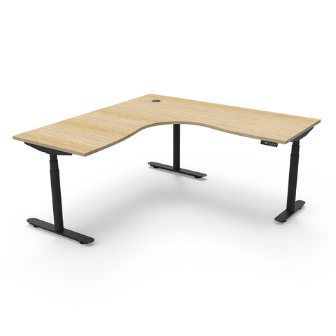 Image of Halo Corner Height Adjustable Electric Standing Desk
