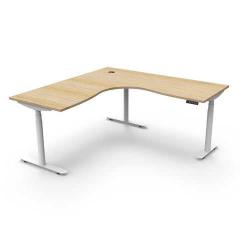 Image of Halo Corner Height Adjustable Electric Standing Desk
