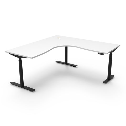 Image of Halo Corner Height Adjustable Electric Standing Desk