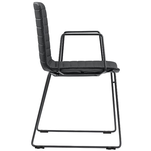 Image of Mia Upholstered Visitor Reception Chair with Optional Arms