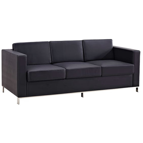 Image of PU Leather Visitor Reception Waiting Room Sofa Seater