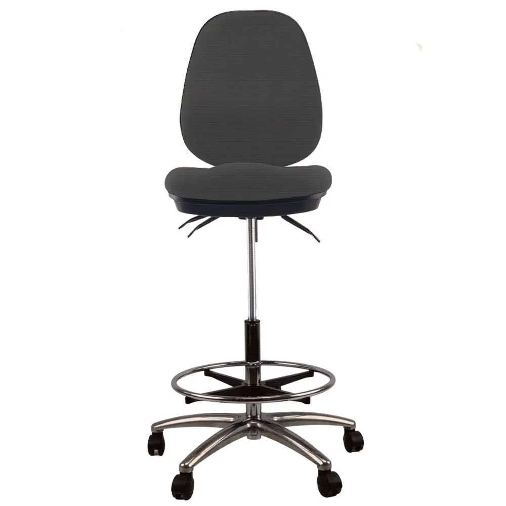 Daze High Back Drafting Office Chair Stool