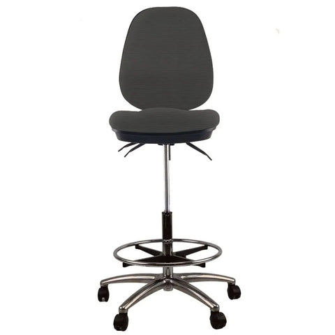 Image of Daze High Back Drafting Office Chair Stool