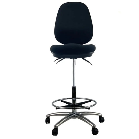 Image of Daze High Back Drafting Office Chair Stool