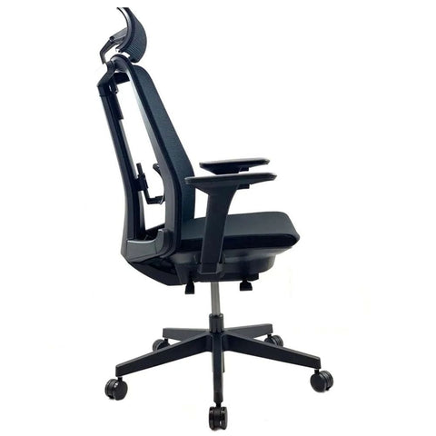 Image of Luxio Mesh Adjustable Headrest Executive Office Boardroom Chair