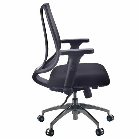 Image of IKON Mesh Black Fabric Seat 24/7 Control Office Chair