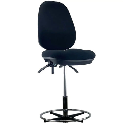 Image of Daze High Back Drafting Office Chair Stool