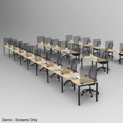 Image of Sneeze & Cough Guard Shield Clear Acrylic Barrier Protection Desk Counter