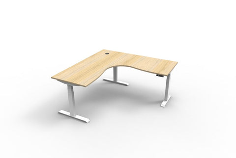 Image of Rapidline BOOST+ Electric Height Adjustable Standing Corner Desk