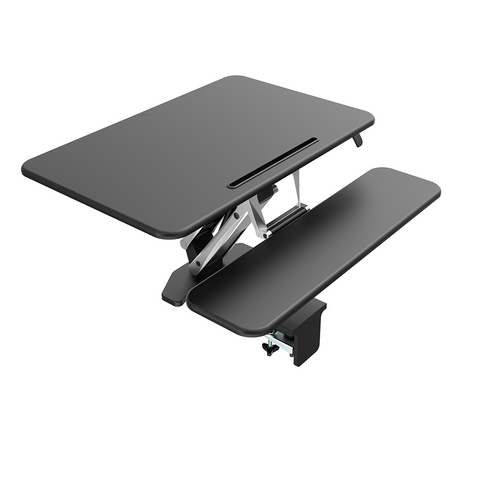 Image of Arise Compulator Height Adjustable Standing Desk Converter Riser + Anti Fatigue Mat - Buy Online Now At Active Offices