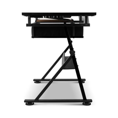 Image of Wooden Tilting Drafting Drawing Table And Stool Set - Buy Online Now At Active Offices