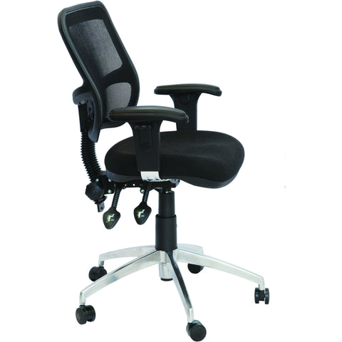 Image of Fully Ergonomic Mesh Back Office Operator Chair - Buy Online Now At Active Offices