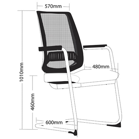 Image of Fully Ergonomic Mesh Evita Office Chair - Buy Online Now At Active Offices
