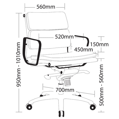 Image of Ergo Flash Executive Style Office Chair - Buy Online Now At Active Offices