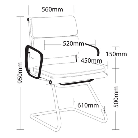 Image of Ergo Flash Executive Style Office Chair - Buy Online Now At Active Offices