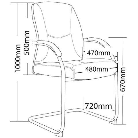 Image of Ergonomic Hilton Executive Office Chair - Buy Online Now At Active Offices