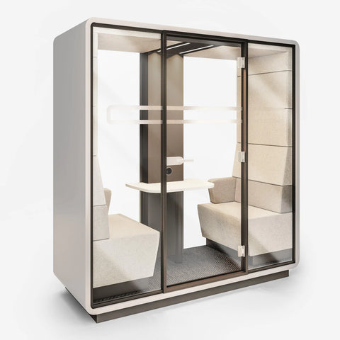 Image of Hush Office 2 Person Office Acoustic Meeting Pod