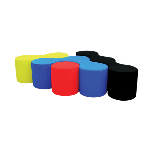 Image of Lava Shaped Lounge Ottomans - Buy Online Now At Active Offices