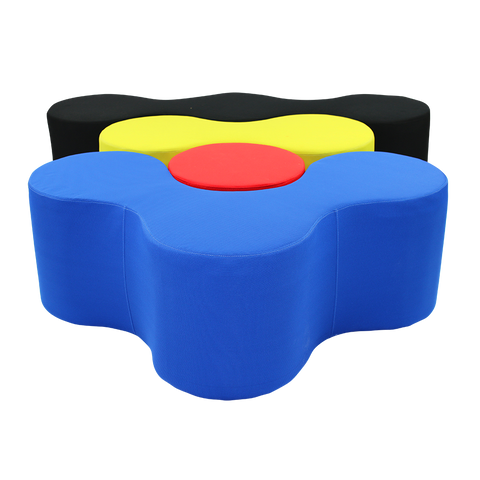 Image of Lava Shaped Lounge Ottomans - Buy Online Now At Active Offices