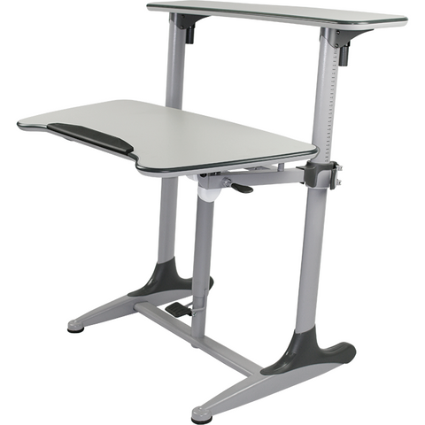 Image of Taskmaster Height Adjustable Two Surface Tilt Standing Desk - Buy Online Now At Active Offices