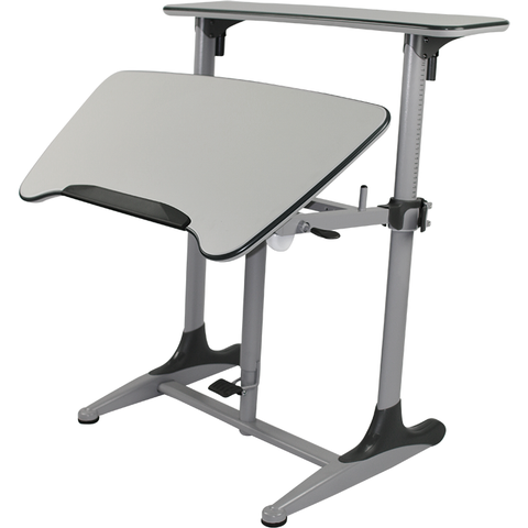 Image of Taskmaster Height Adjustable Two Surface Tilt Standing Desk - Buy Online Now At Active Offices
