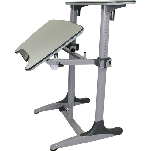 Image of Taskmaster Height Adjustable Two Surface Tilt Standing Desk - Buy Online Now At Active Offices