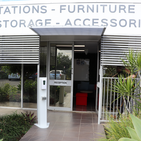 Image of Freestanding Automatic No-Touch Hand Sanitiser Stand