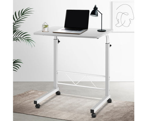 Image of Portable Height Adjustable Wooden Office Desk