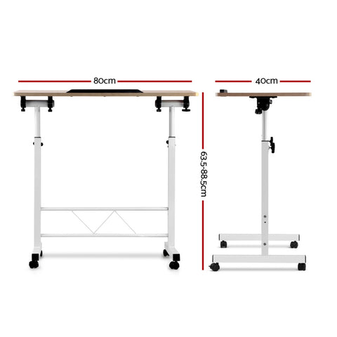 Image of Height Adjustable Standing Portable Mobile Laptop Desk - Buy Online Now At Active Offices