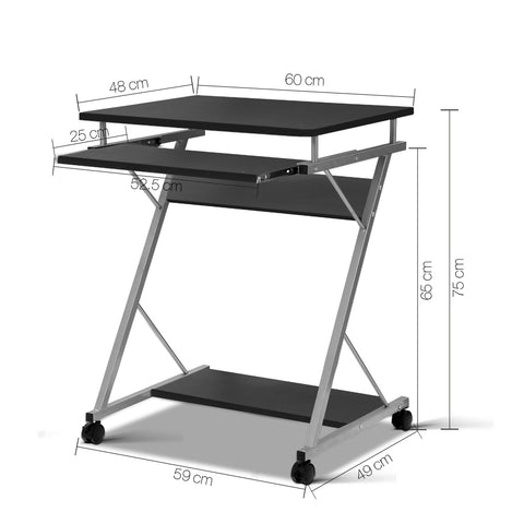Image of Portable Metal Table Laptop Trolley Desk - Buy Online Now At Active Offices