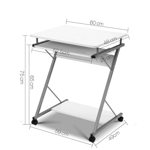 Image of Portable Metal Laptop Trolley Desk - Buy Online Now At Active Offices