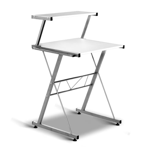 Image of Corner L Shape Metal Pull Out Table Office Study Desk - Buy Online Now At Active Offices