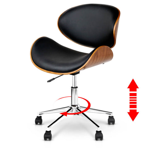 Image of Walnut Modern Executive Office Desk Chair - Buy Online Now At Active Offices