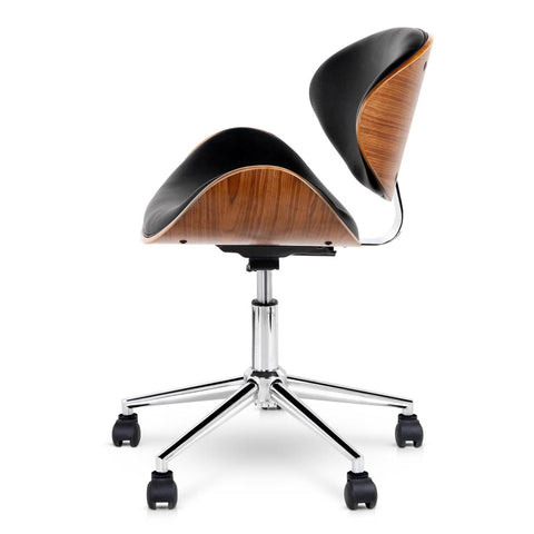 Image of Walnut Modern Executive Office Desk Chair - Buy Online Now At Active Offices