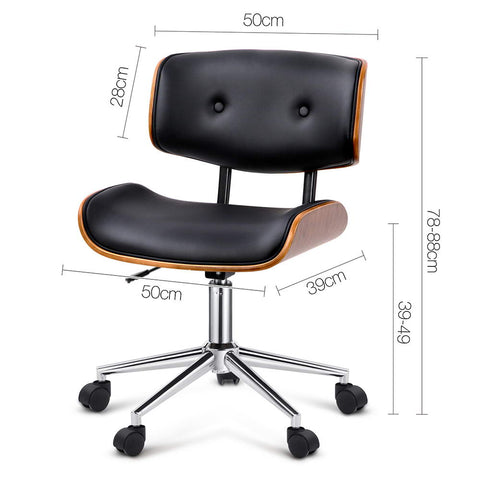 Image of Modern Executive Walnut Office Desk Chair - Buy Online Now At Active Offices