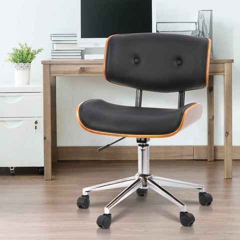 Image of Modern Executive Walnut Office Desk Chair - Buy Online Now At Active Offices