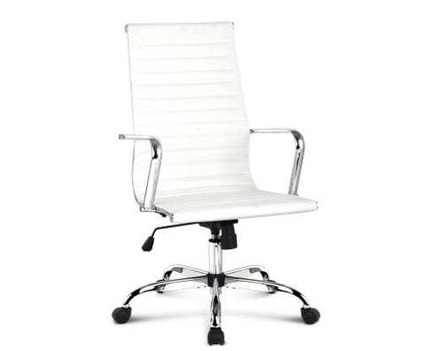 Image of Eames Replica Office Chair Computer Seating Mid High Back White or Black - Buy Online Now At Active Offices