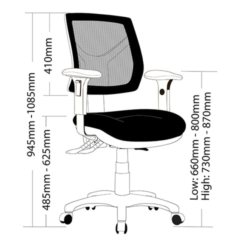 Image of Ergonomic Mesh Rio Task Chair For Your Office - Buy Online Now At Active Offices