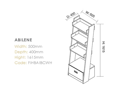Image of Abilene Shelving Unit For Office