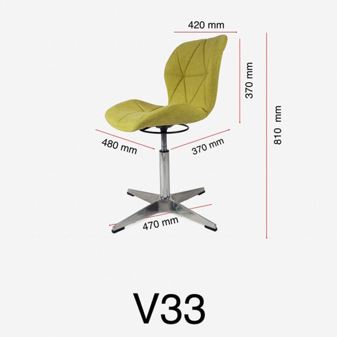 Image of Lime Green Tempo Ergonomic Client Visitor Office Chair