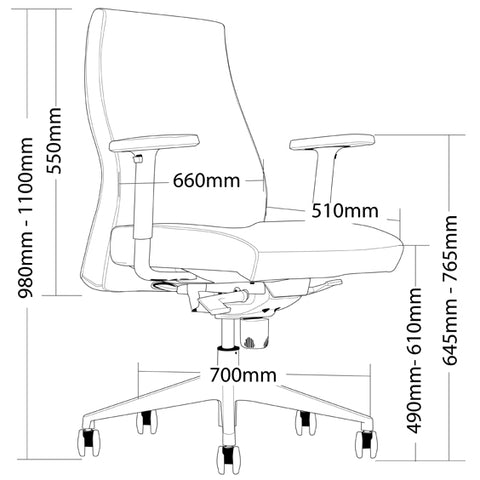 Image of Ergonomic Venus Executive Office or Boardroom Chair - Buy Online Now At Active Offices