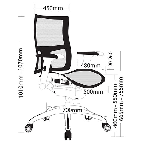 Image of Ergonomic Zodiac Executive Office Chair - Buy Online Now At Active Offices