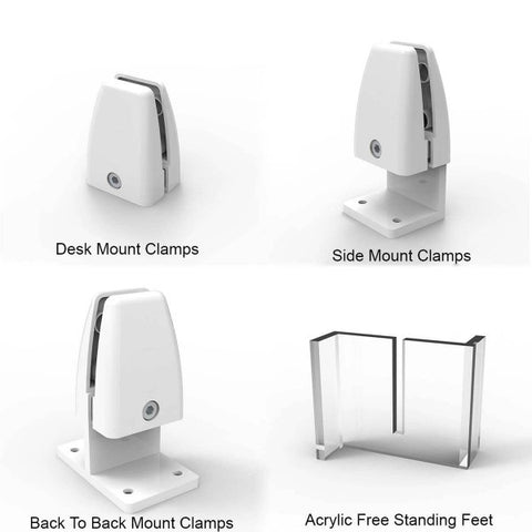 Image of Sneeze & Cough Guard Shield Clear Acrylic Barrier Protection Desk Counter