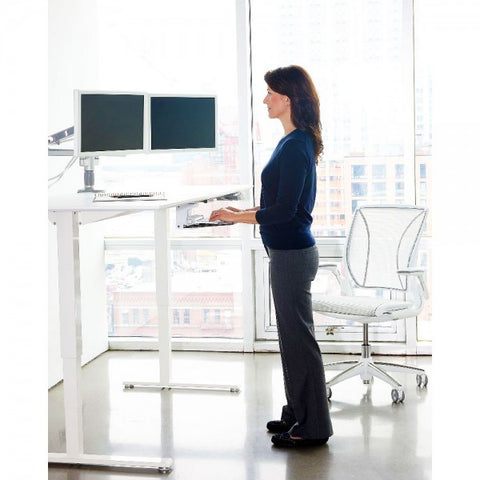 Image of Humanscale Float Table Height Adjustable Standing Desk - Buy Online Now At Active Offices